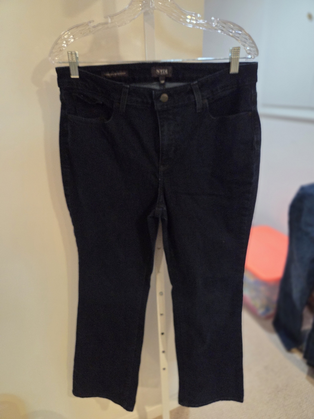 NYDJ Dark Blue Cropped Ankle Jeans